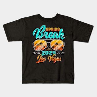 Spring Break 2024 Las Vegas Beach Week Vacation Kids T-Shirt